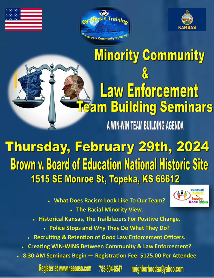 Minority Community Law Enforcement Team Building Seminars